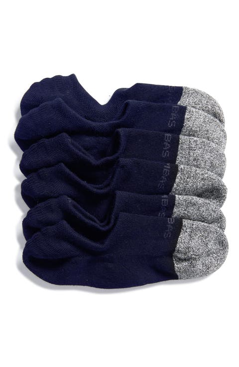 3-Pack Cushion No-Show Socks