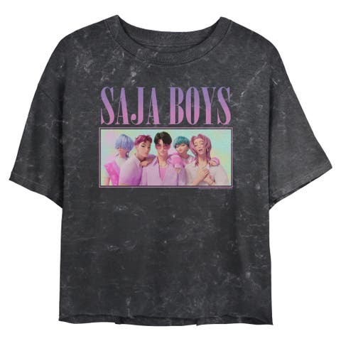 Junior's KPop Demon Hunters Saja Boys and Depry  Graphic T-Shirt