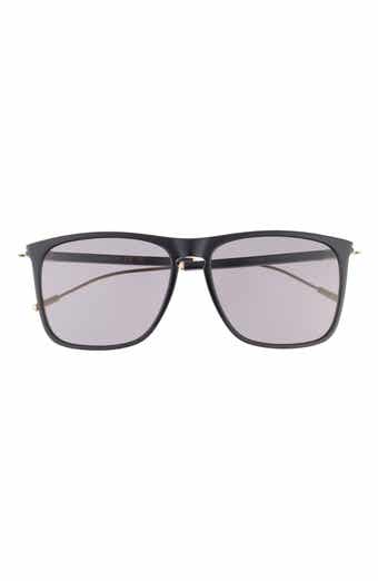 Gucci 53mm Solstice Novelty Square Sunglasses
