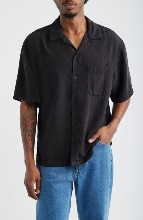 Van Doren Check Button-Up Camp Shirt