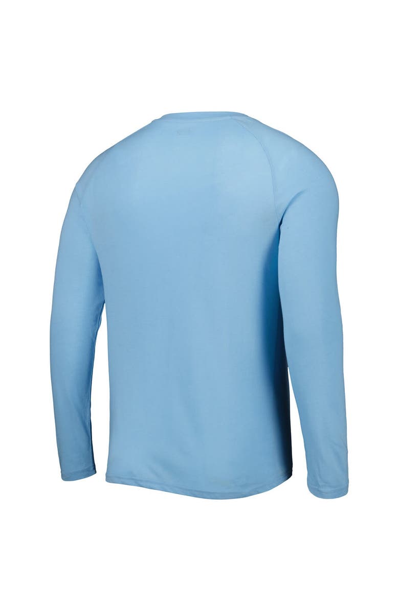 CONCEPTS SPORT Men's Concepts Sport Light Blue Kansas City Royals Inertia Raglan Long Sleeve Henley T-Shirt, Alternate, color, 