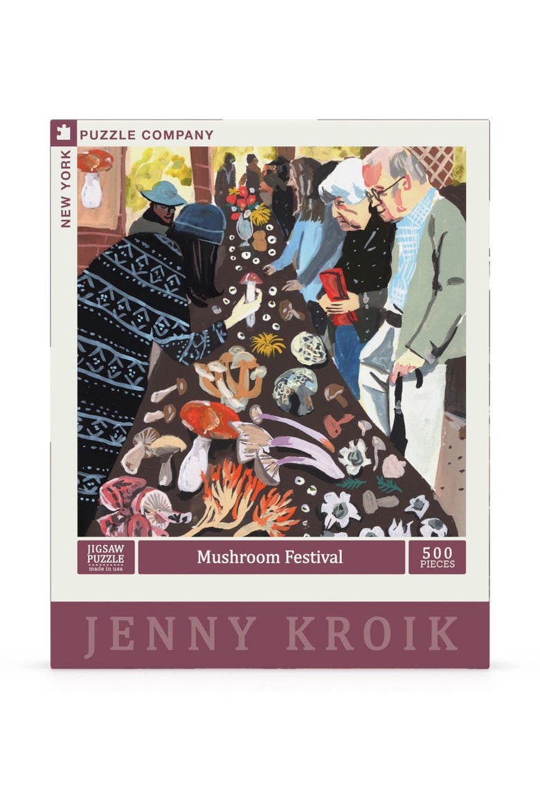 Mushroom Festival 500 Piece Puzzle, Main, color, No Color