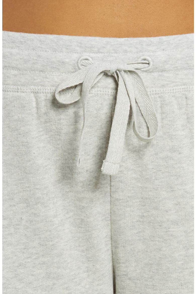 Organic Cotton Blend Lounge Shorts, Alternate, color, GREY PEARL HEATHER