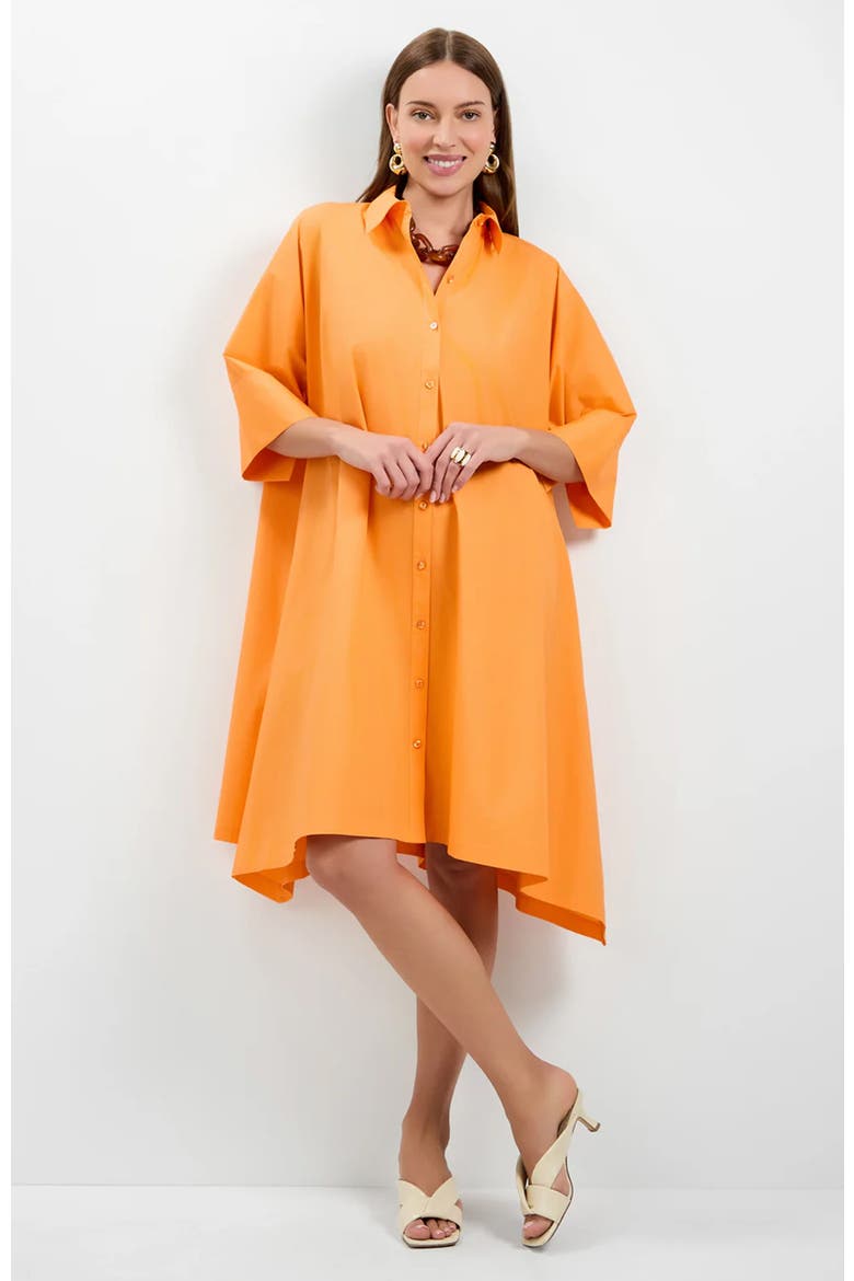 Seveso Shirt Dress, Main, color, Aulenti Orange