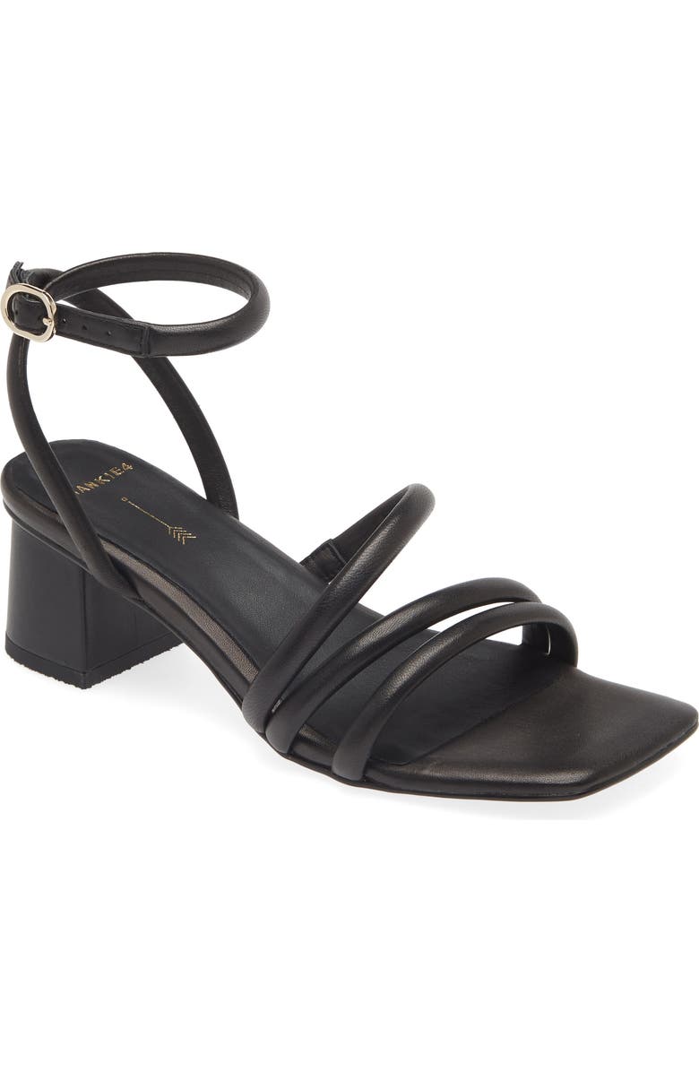 FRANKIE4 Ramsay Block Heel Sandal, Main, color, Black