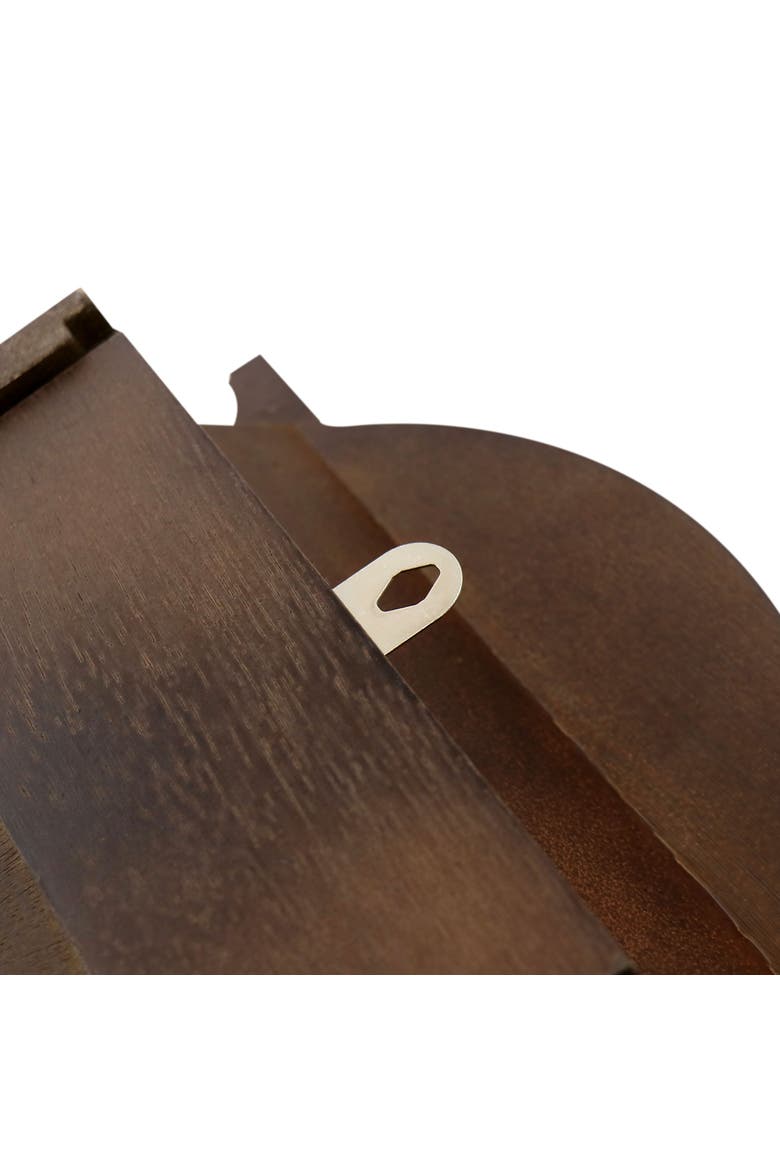 George 22in Chestnut Wood Chiming Pendulum Wall Clock, Alternate, color, Chestnut