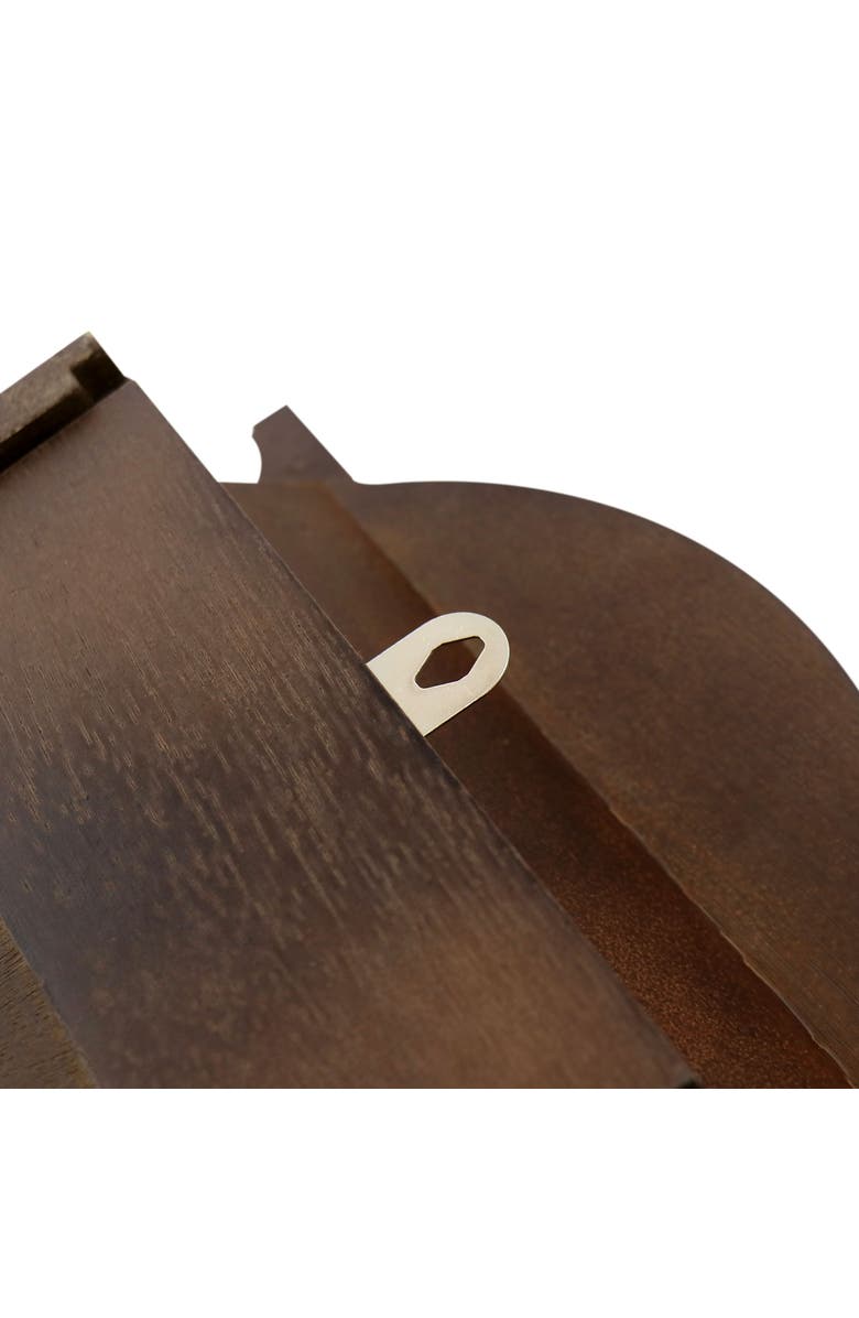 Bedford Clock Collection George 22in Chestnut Wood Chiming Pendulum Wall Clock, Alternate, color, Chestnut