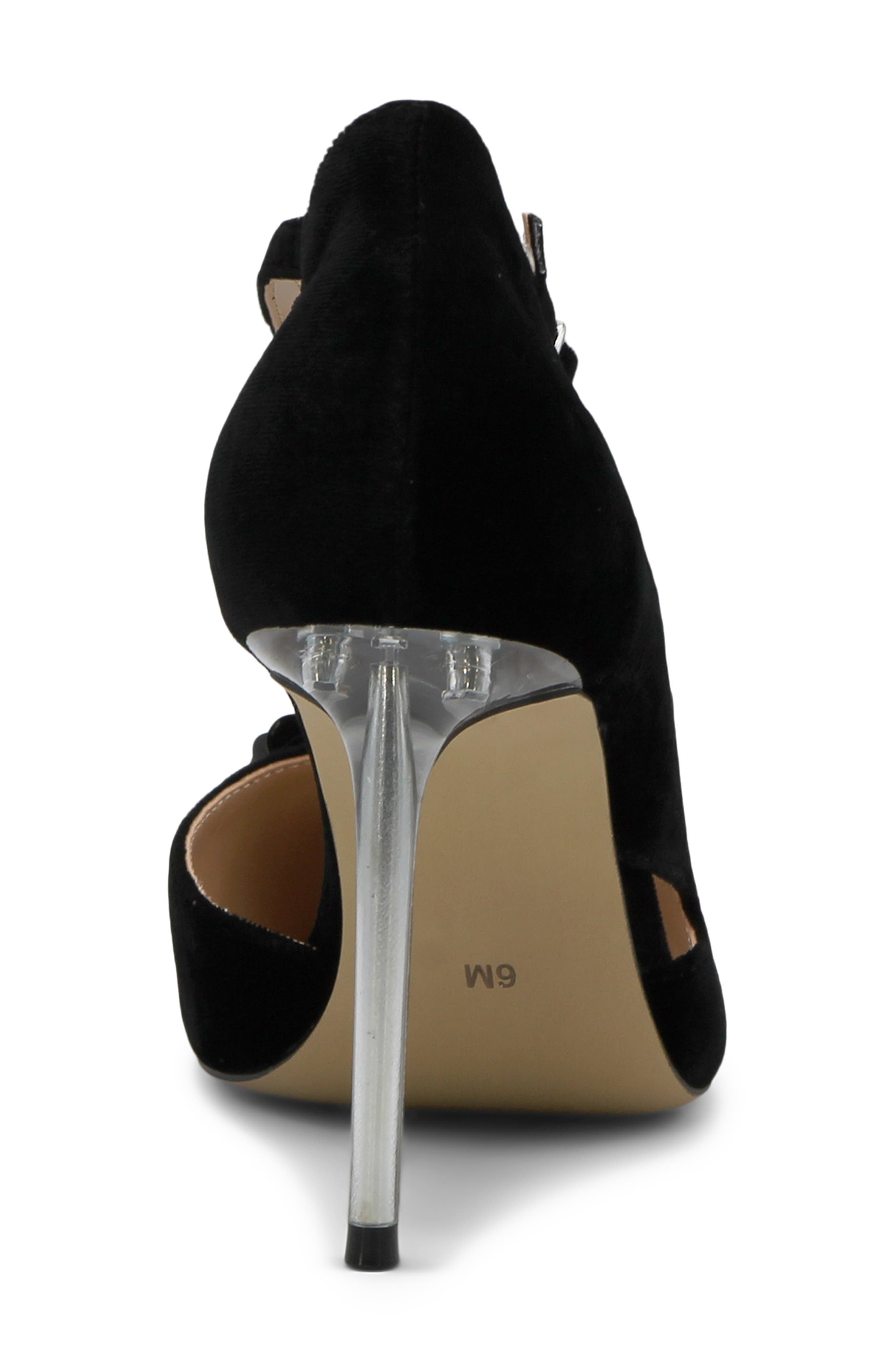 Charles by Charles David Rae Ankle Strap Hald d
Orsay Pointed Toe Pump, Alternate, color, Black