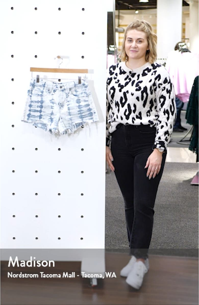 The Barrow Tie Dye Denim Shorts, sales video thumbnail