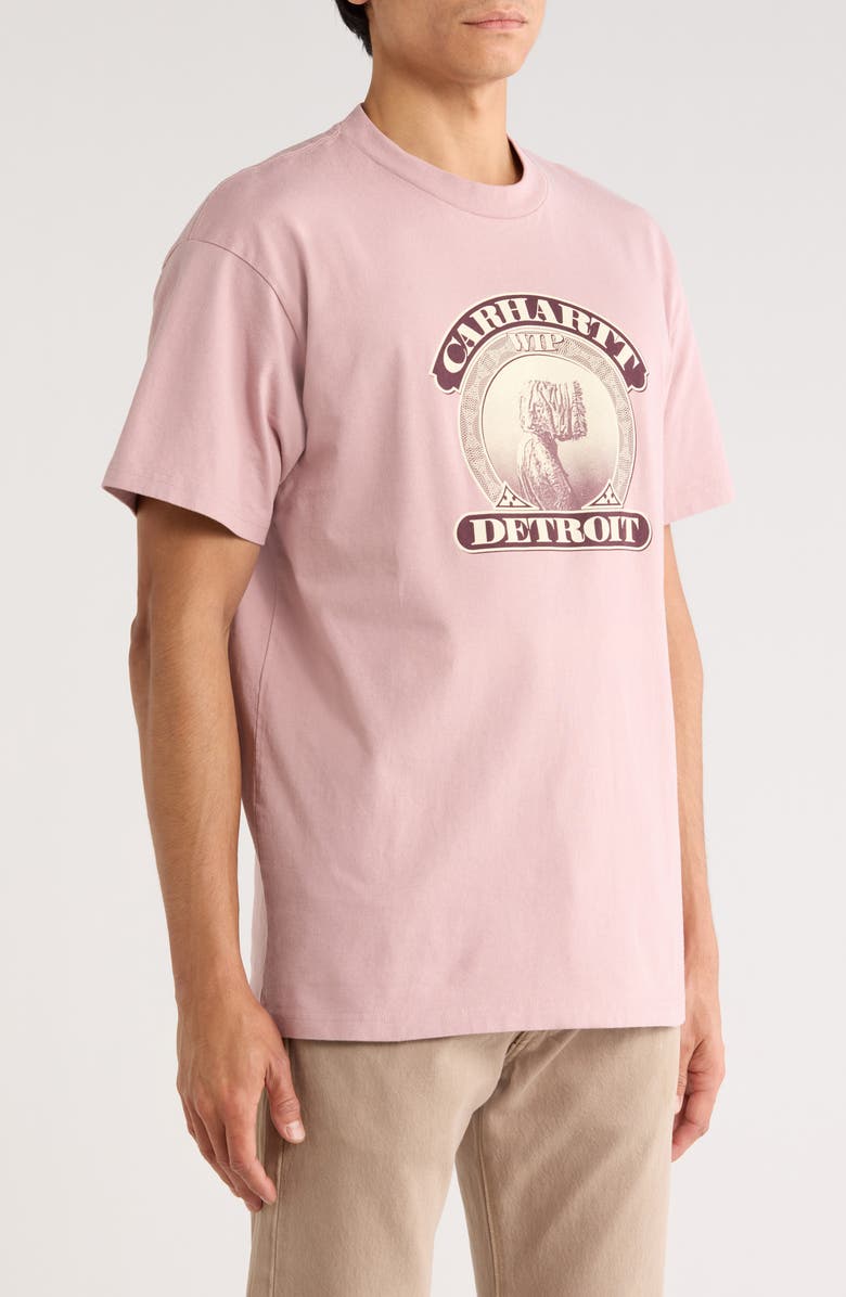 Carhartt Work In Progress Cold World Organic Cotton Graphic T-Shirt, Alternate, color, Glassy Pink