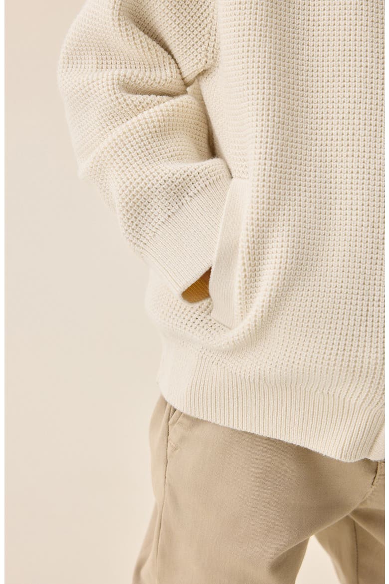 Kids' Knit Bomber Jacket, Alternate, color, NEUTRAL