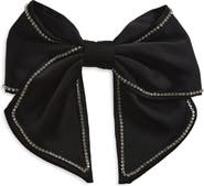 Tasha Rhinestone Bow Barrette