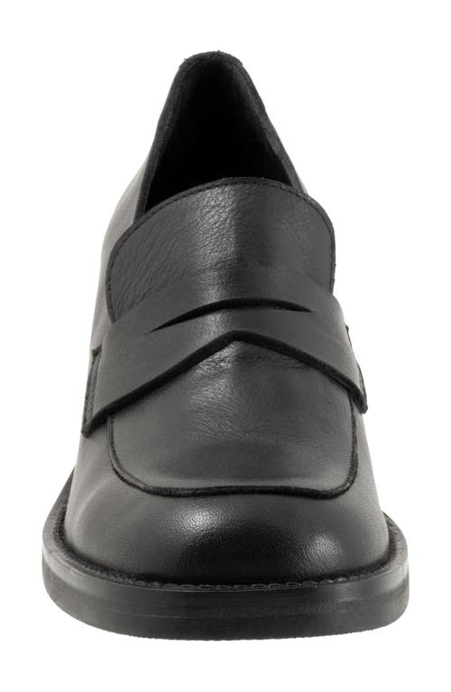 Bueno Ruth Penny Loafer Pump In Black