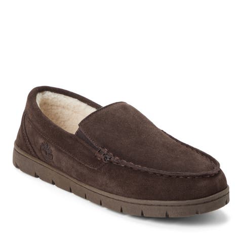 Genuine Suede Core Twin Gore Venetian Slippers