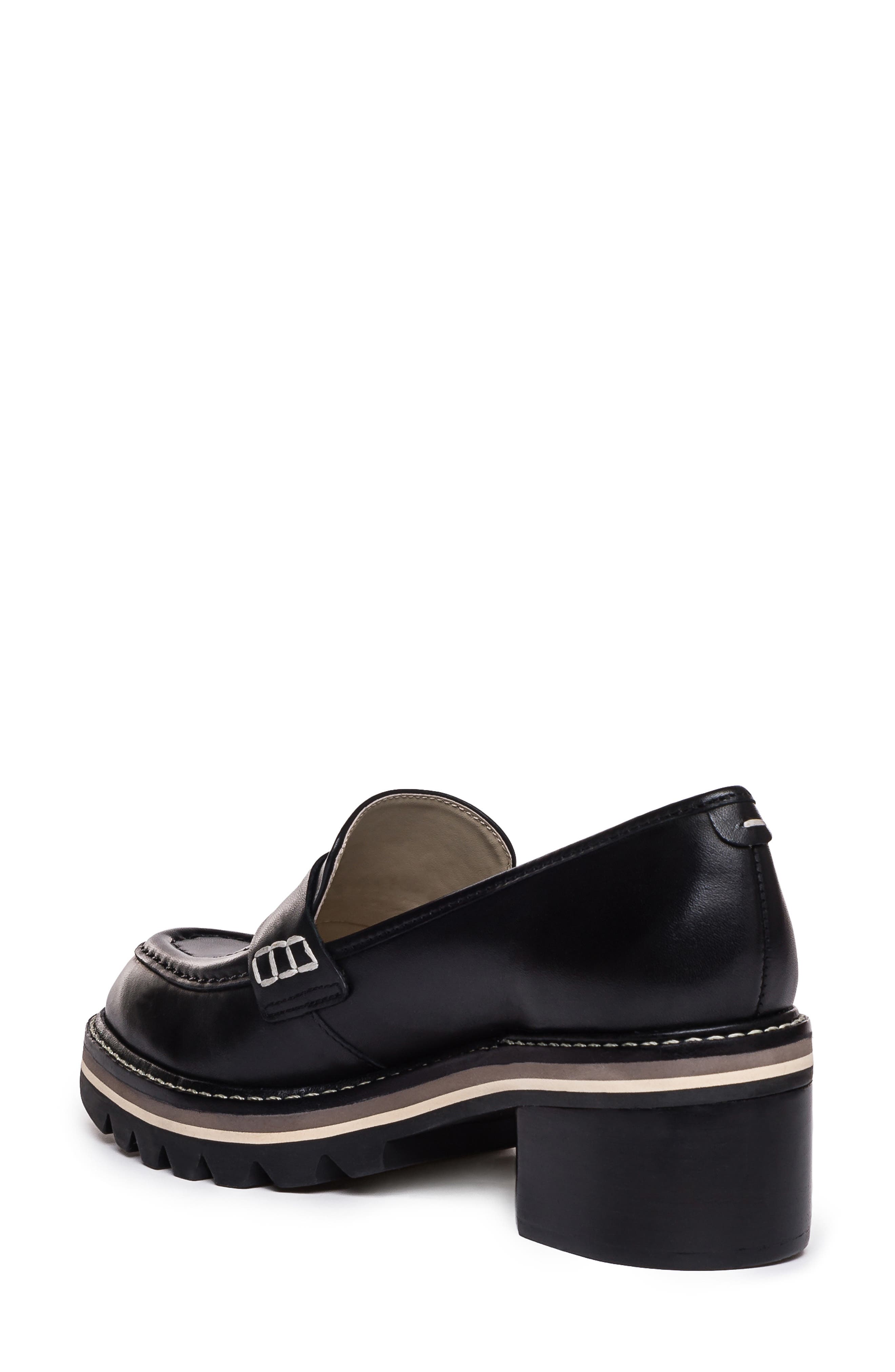 Bernardo Footwear Bernardo Selma Leather Loafer Pump, Alternate, color, 