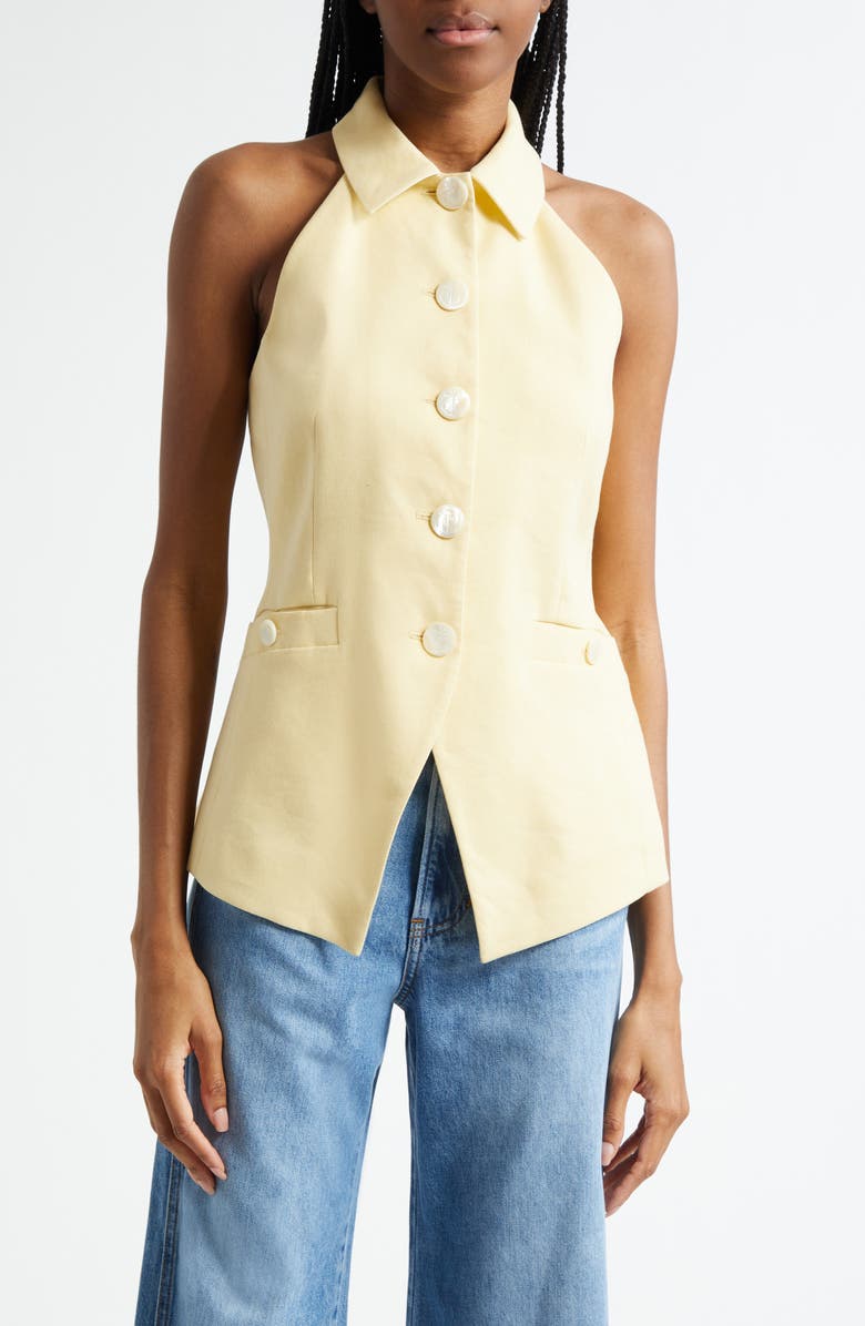 Orlinda Linen Blend Vest