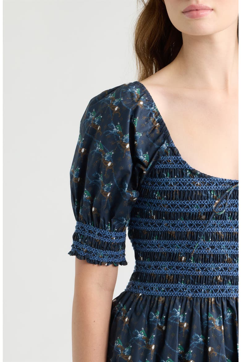 The Madeline Nap Midi Dress, Alternate, color, CLYDESDALE CANTER N