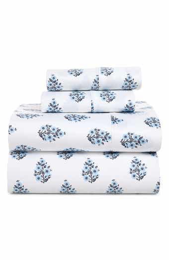 ARTISAN 34 Floral 300 Thread Count Cotton Sateen Sheet Set