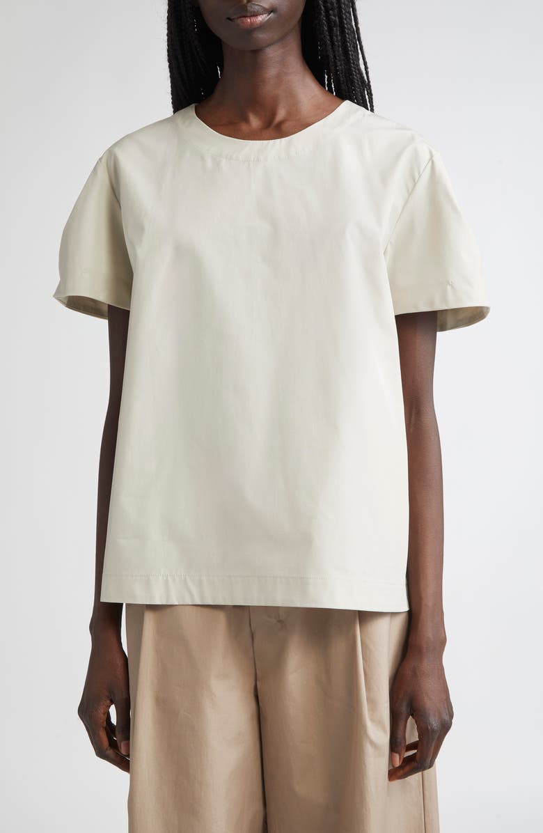 Max Mara Dahlia Cotton Sateen Top, Main, color,