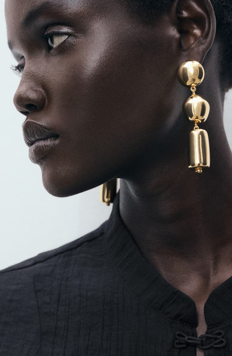 MANGO Pendant Drop Earrings, Alternate, color, Gold