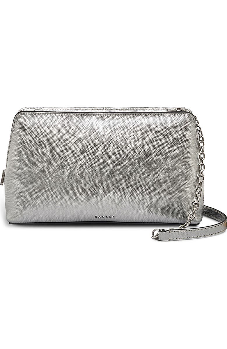 Radley Elia East West Clutch, Main, color, Silver