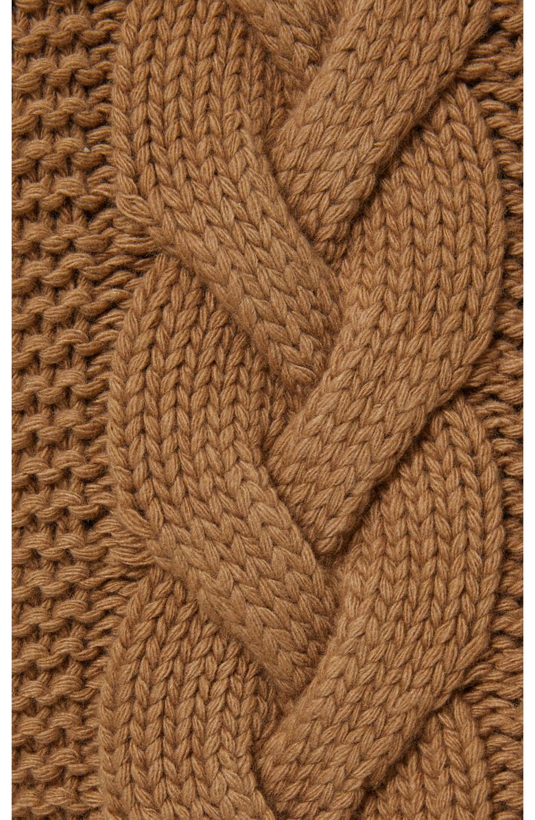 La DoubleJ Portrait Cardigan, Alternate, color, Solid Brown