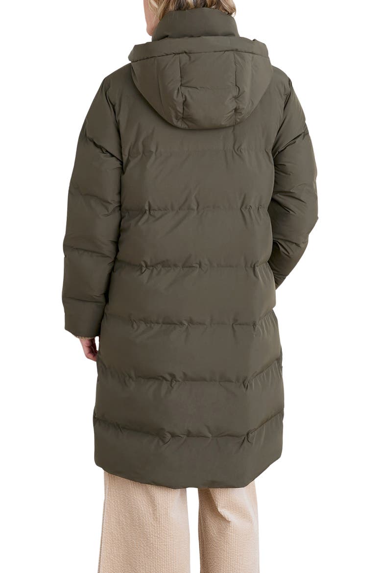 Holywell Bay Waterproof Puffer Coat, Alternate, color, MOORLAND GREEN