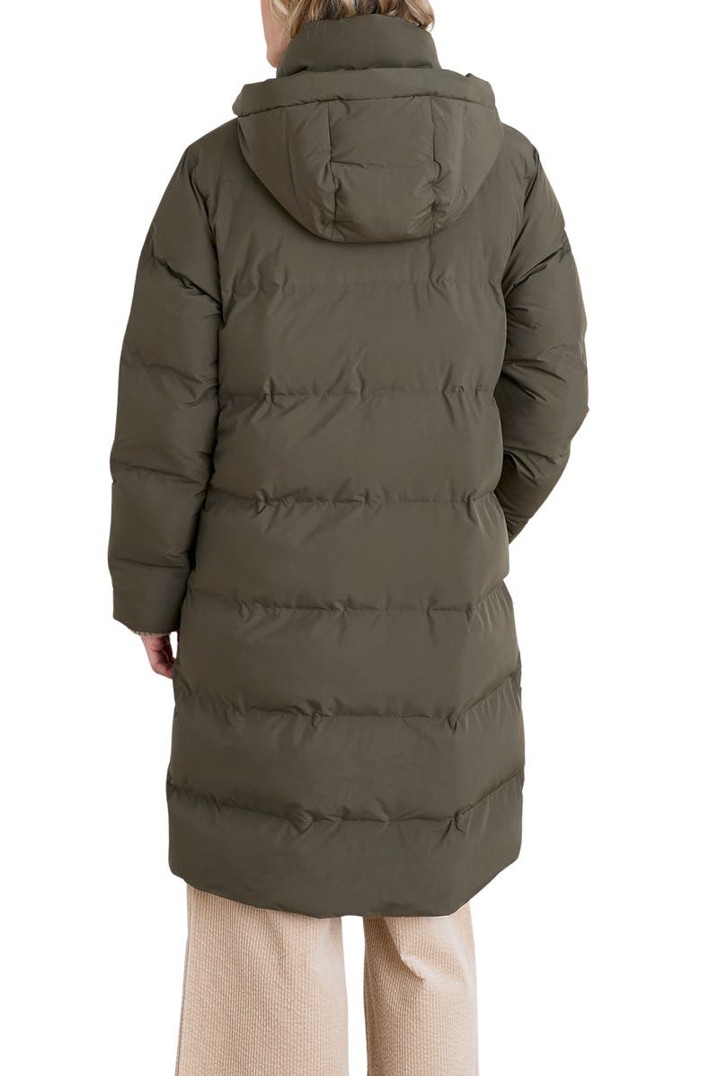 Seasalt Cornwall Holywell Bay Waterproof Puffer Coat, Alternate, color, Moorland Green