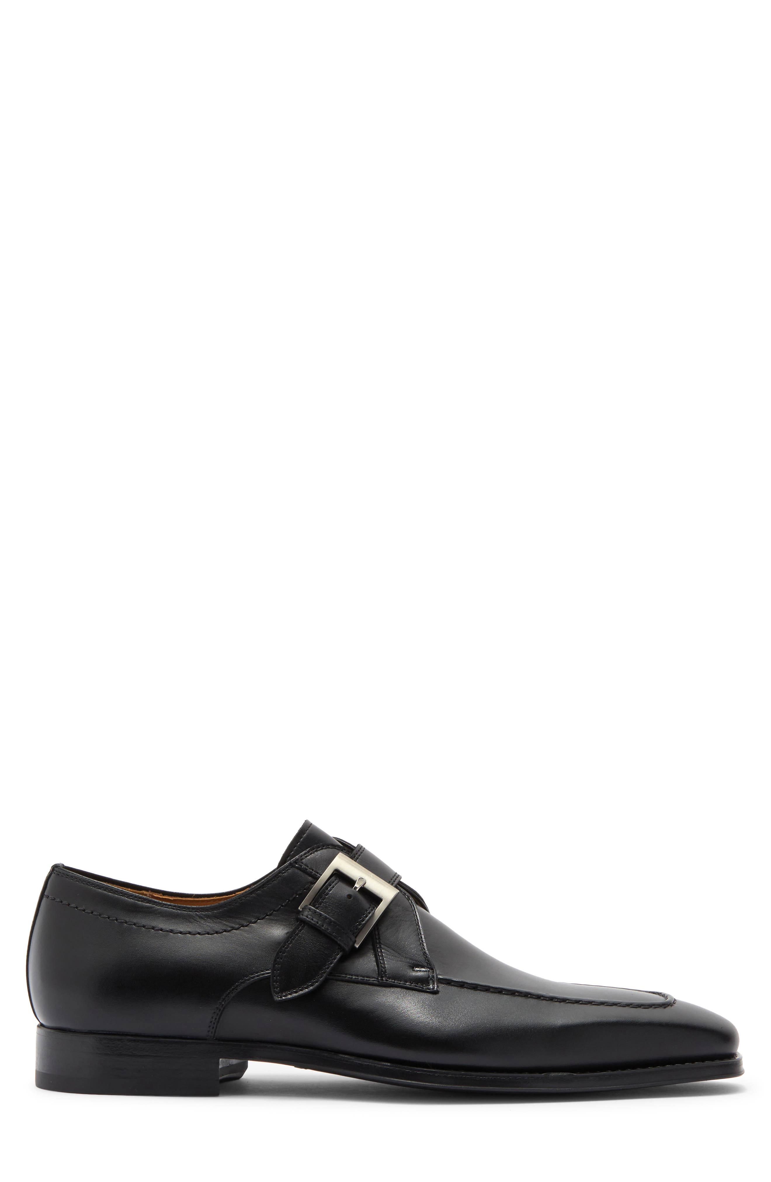 Magnanni Mauricios Monk Strap Loafer - Wide Width Available, Alternate, color, Black