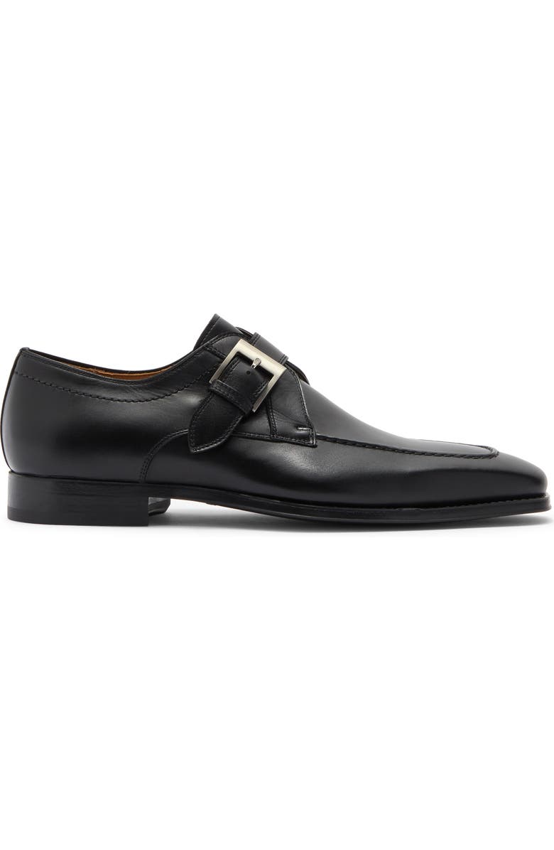 Magnanni Mauricios Monk Strap Loafer - Wide Width Available, Alternate, color, Black