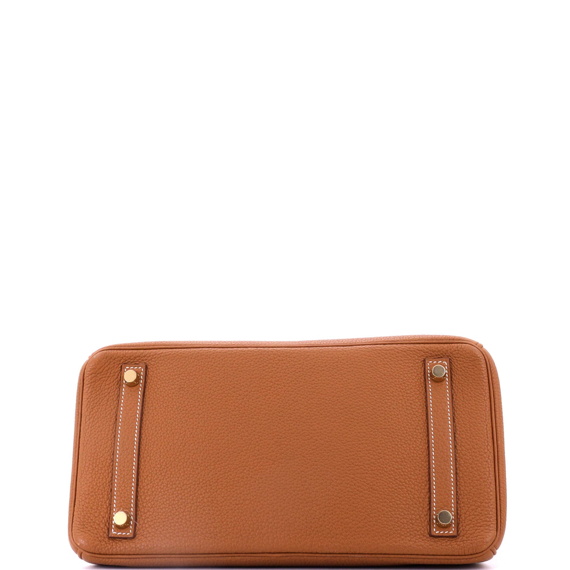 Pre-Owned Hermes Birkin Handbag Brown Togo with Gold Hardware 30, Alternate, color, Gold