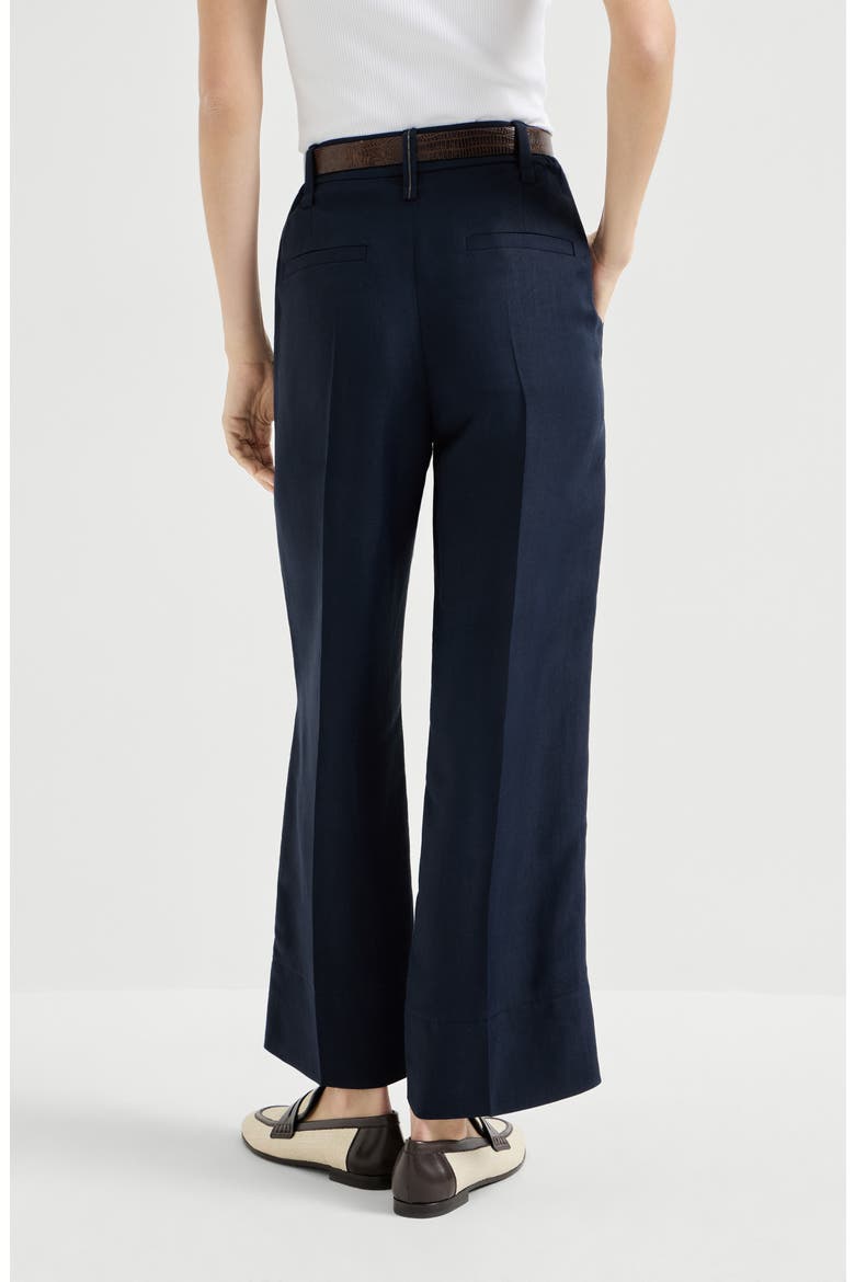 Square cigarette trousers, Alternate, color, Blue