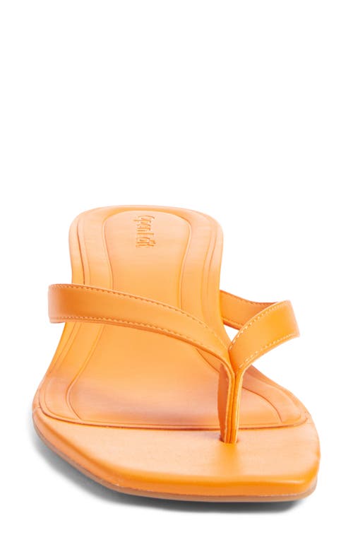Open Edit Tori Kitten Heel Sandal In Orange Zest