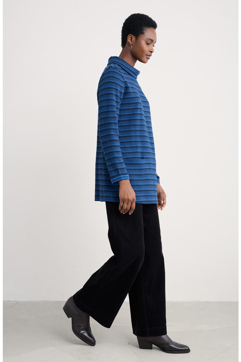 Mawgan Turtleneck Tunic Top, Alternate, color, CHESTEN MARINE