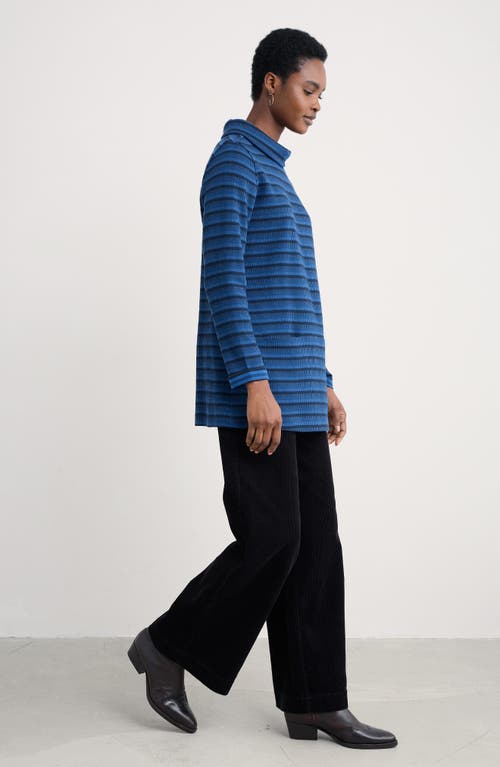Seasalt Cornwall Mawgan Turtleneck Tunic Top In Blue