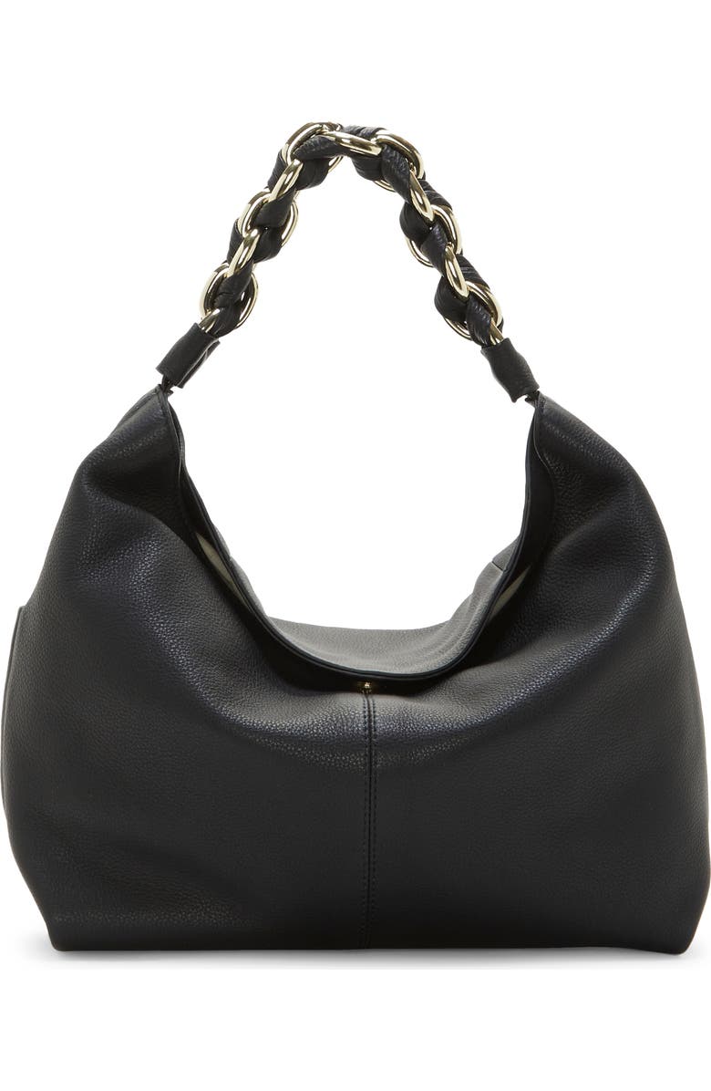 Vince Camuto Lyona Leather Hobo Bag, Main, color,