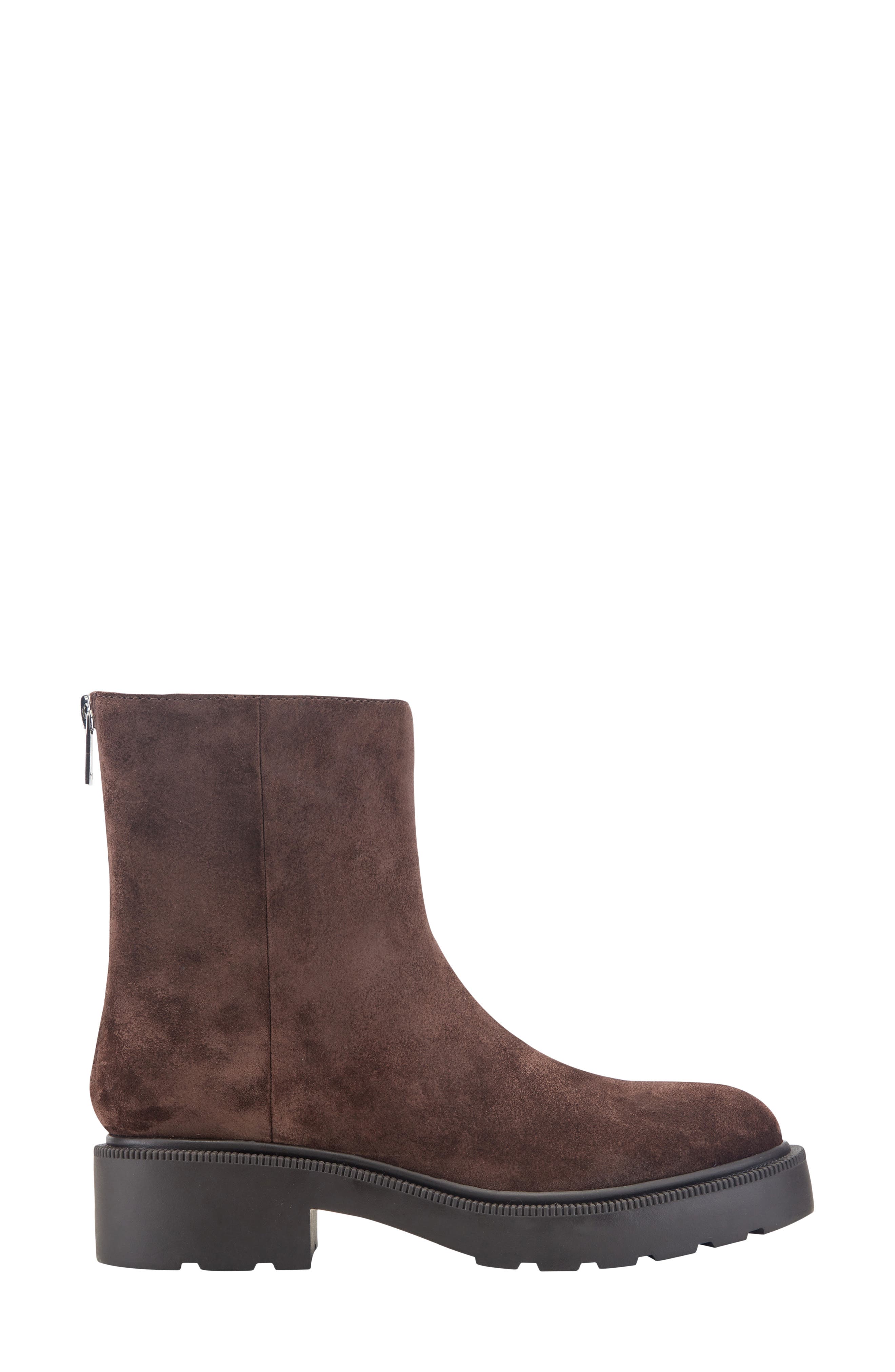 Shylina Leather Bootie, Alternate, color, DARK BROWN