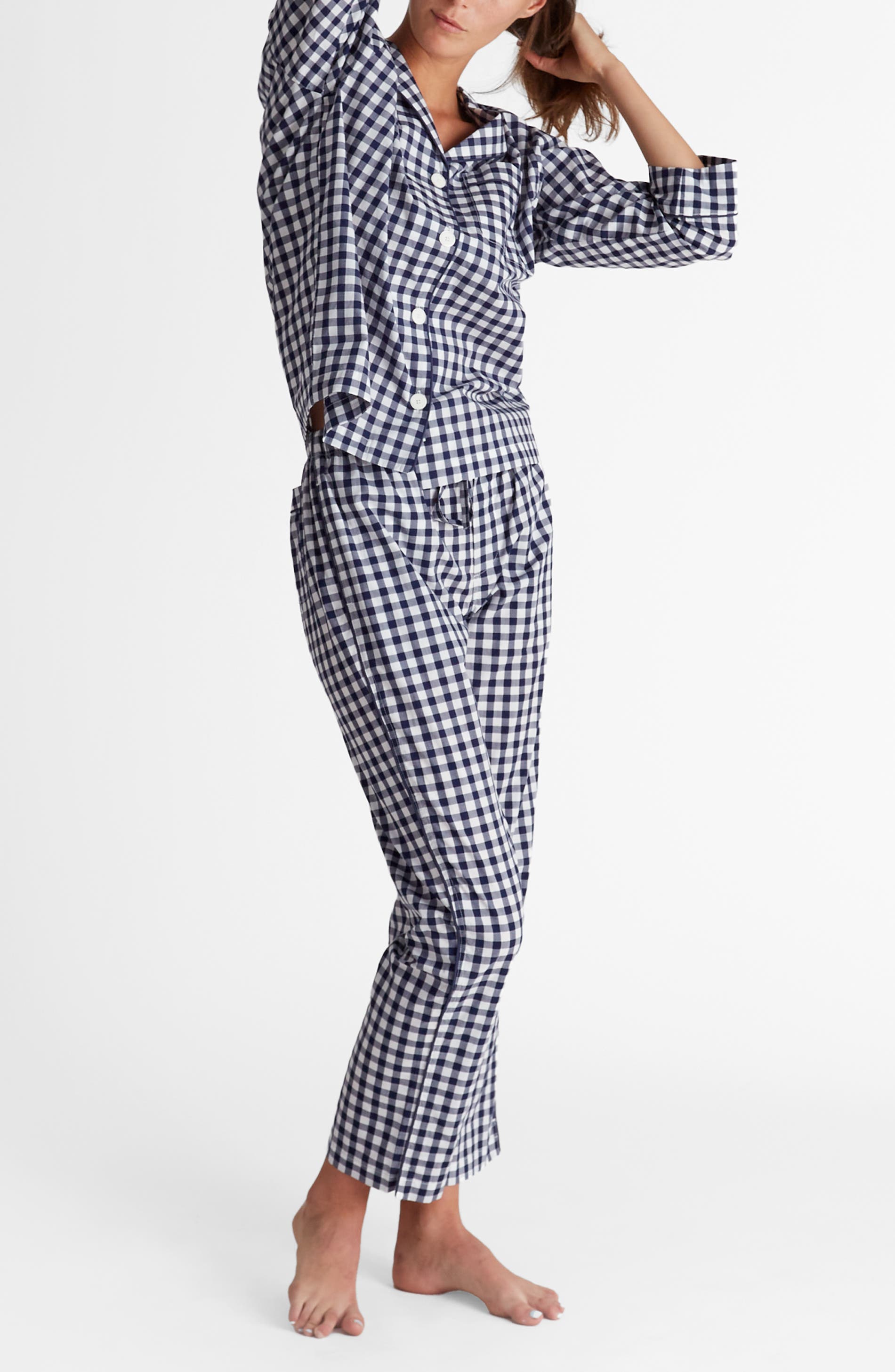 selected Large Navy Gingham
