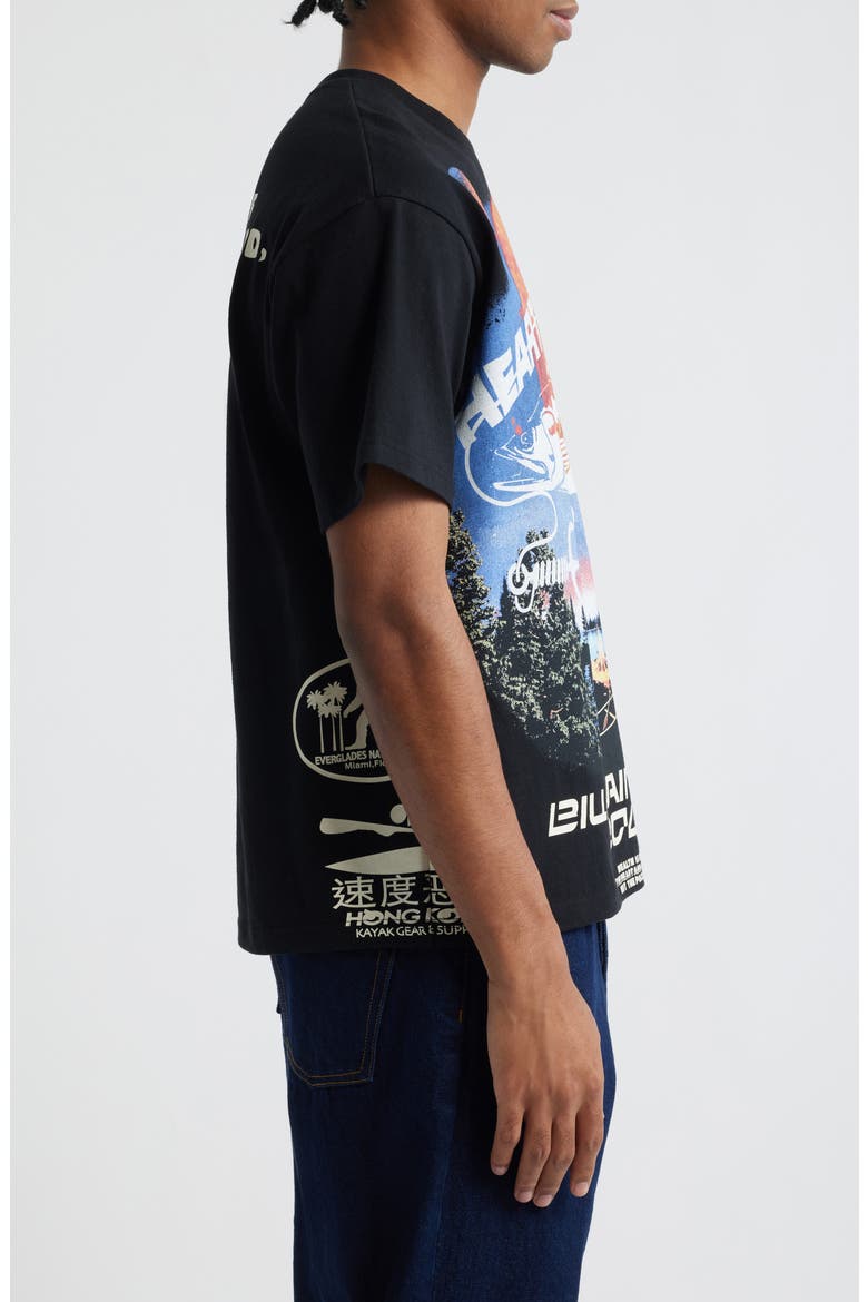 Hook Cotton Graphic T-Shirt, Alternate, color, BLACK