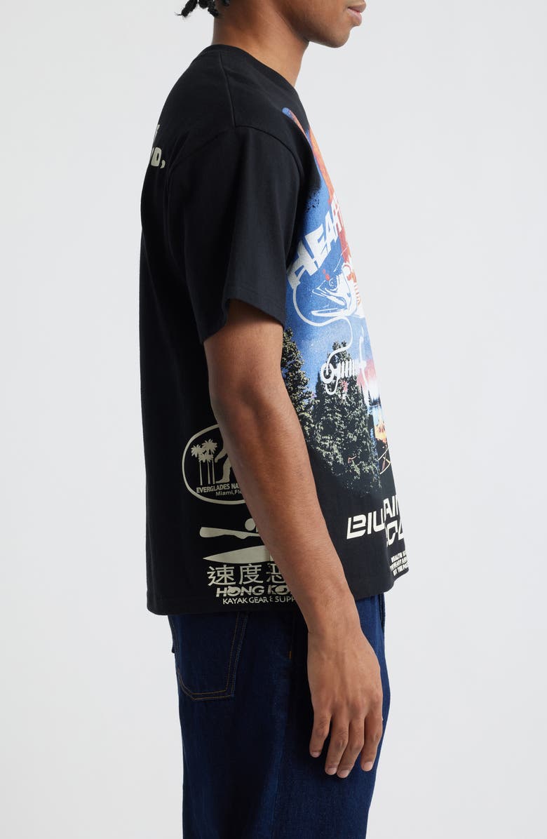 Billionaire Boys Club Hook Cotton Graphic T-Shirt, Alternate, color, Black