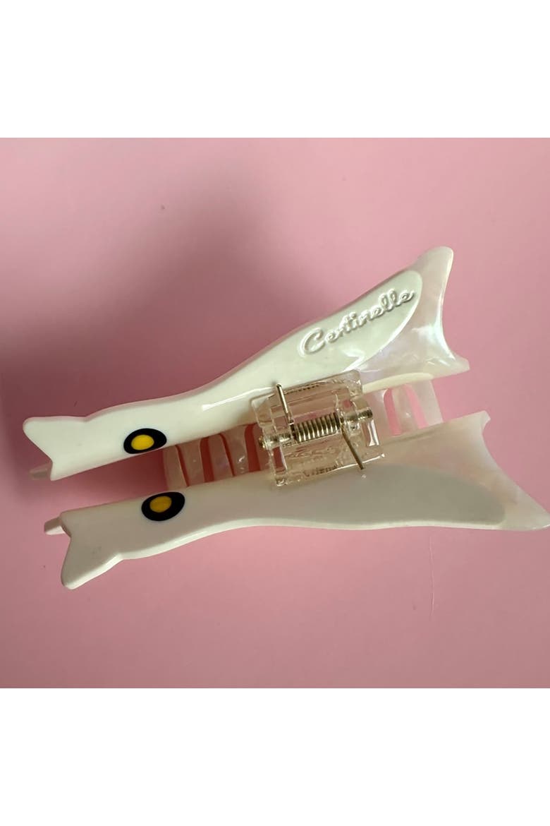Ghost Cat Hair Claw, Alternate, color, White