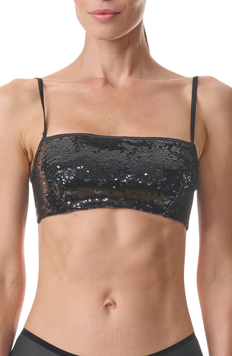 Wolford Sequin Underwire Bra, Main, color, 