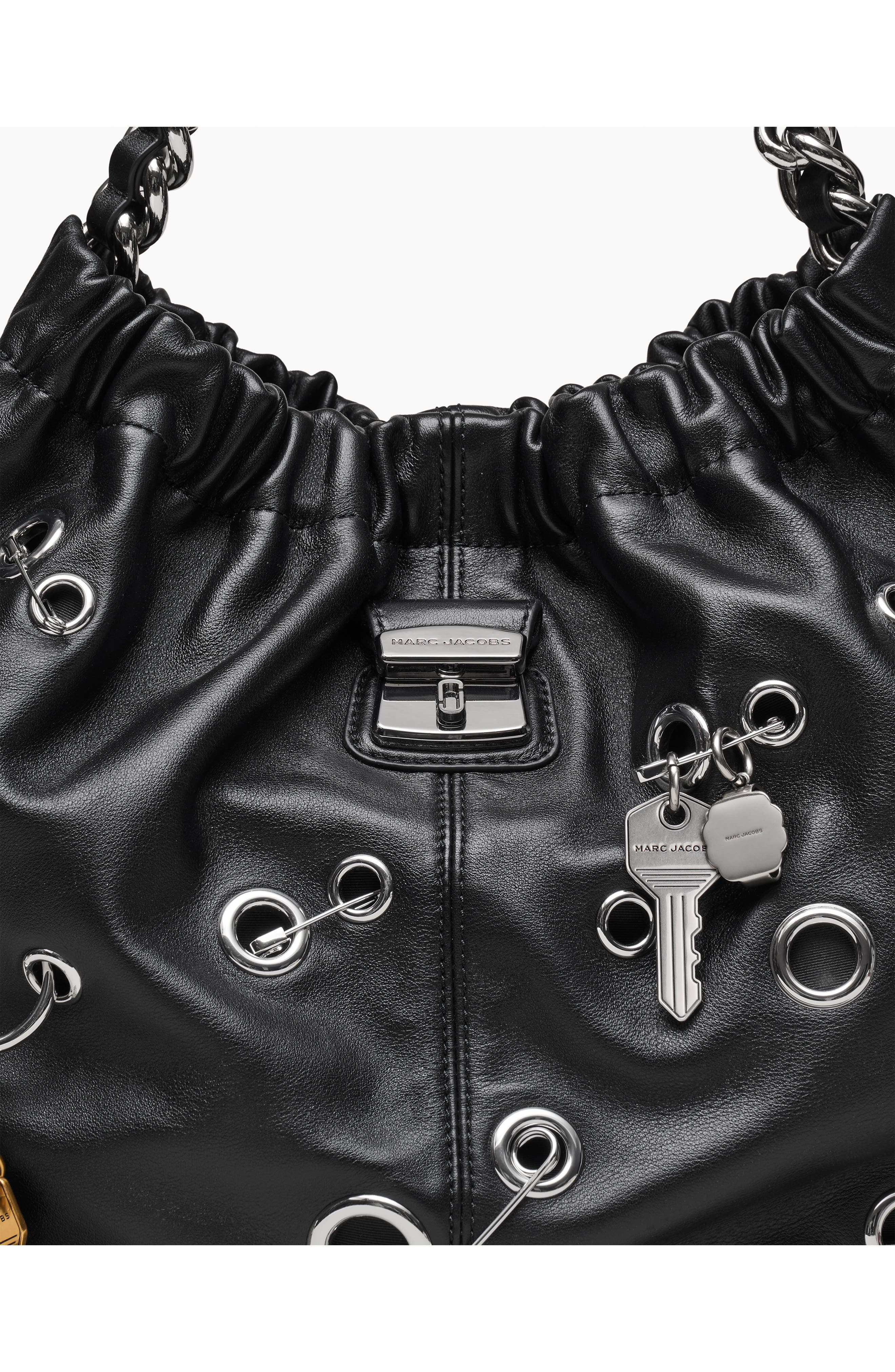 Marc Jacobs The Grommet Charm Cristina Leather Tote, Alternate, color, 