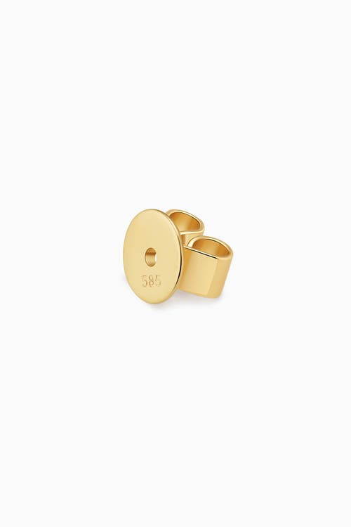 Oradina 14k Gold Luxe Letter Diamond Initial Single Stud