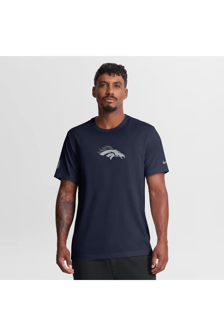 Men's Nike Navy Denver Broncos Sideline Lead The Charge Legend Dri-FIT T-Shirt, Main, color, Navy