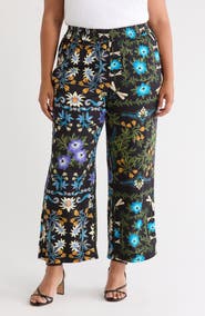 T Tahari Print Woven Pants