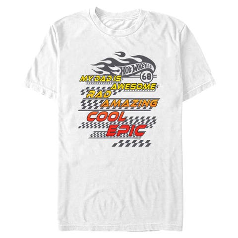 Men's Hot Wheels My Dad Is Awesome  Graphic T-Shirt