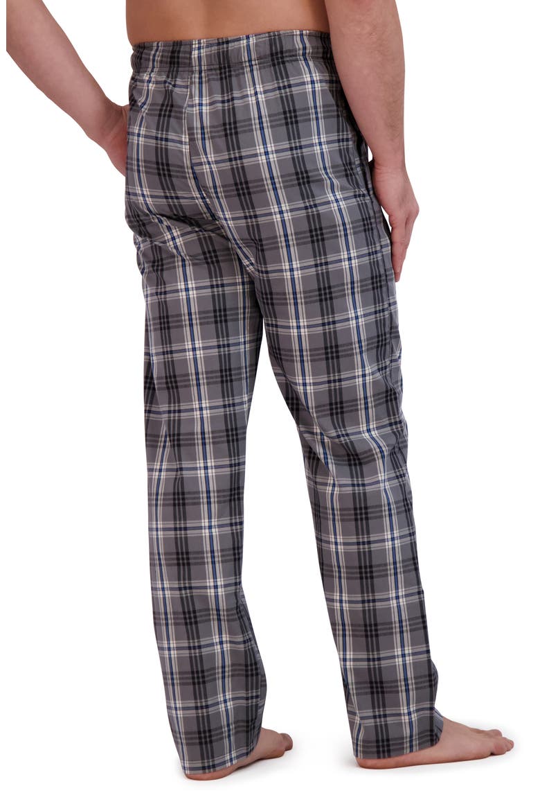 Plaid Woven Sleep Pants, Alternate, color, BLACK PLAID