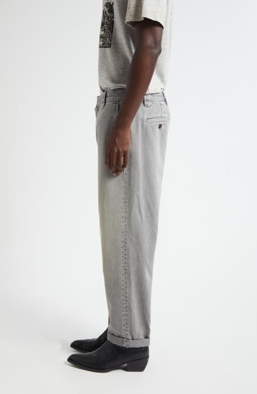 Golden Goose Journey Cotton Chinos In Gray