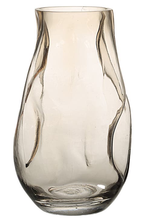 Tawny Decorative Glass Vase